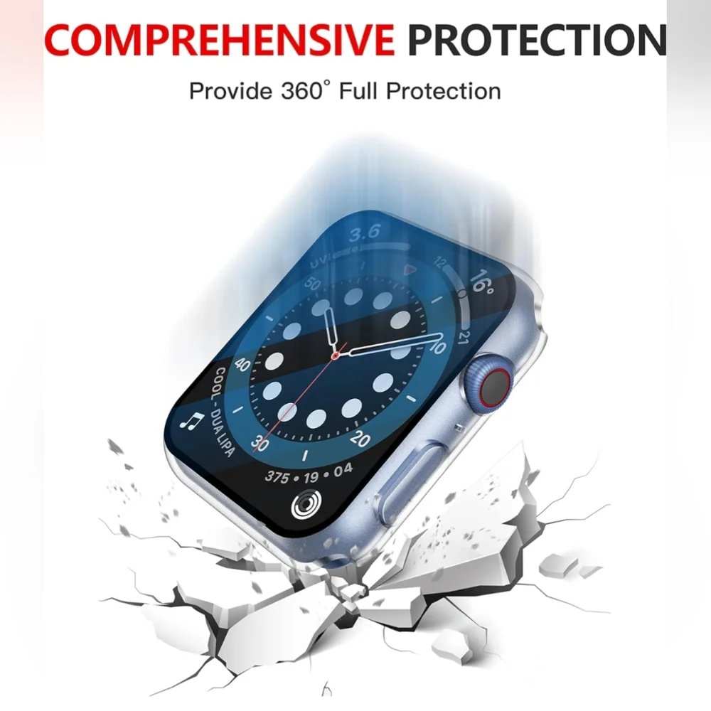 Misxi [2 Pack] Waterproof Hard Case W/Tempered Glass Series 6/SE/5/4.